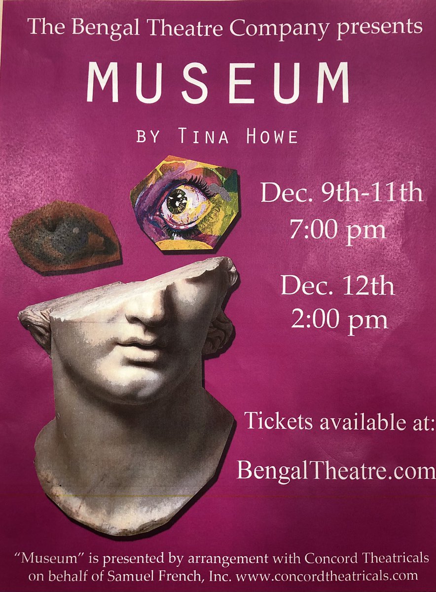 One week from tonight! Tickets at BengalTheatre.com