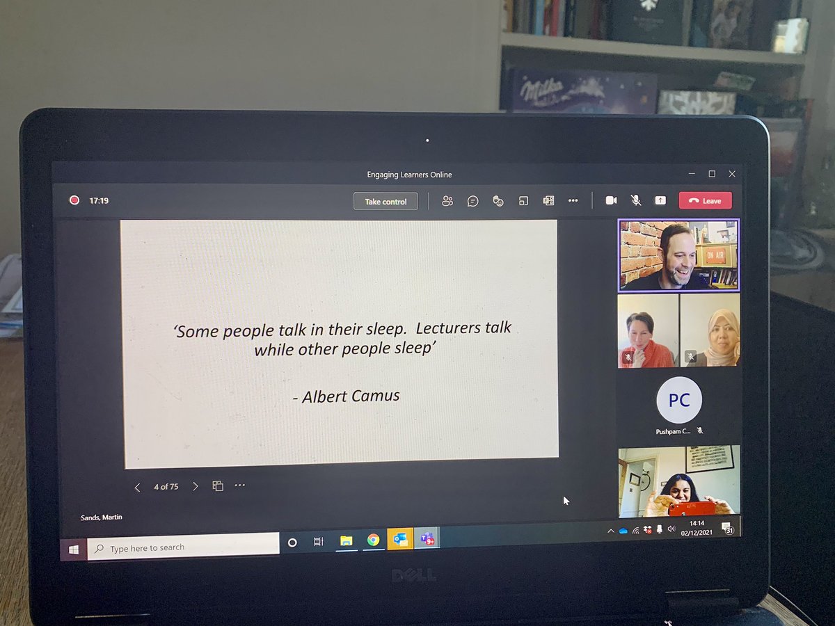 KUMEC4KCL's tweet photo. TY @SaintMarv brill workshop on Engaging Learners (online), a blend of theory & a demo - create safety 1st b4 moving to an open discussion. Will try 1 min ✍️ , Teams polls, 📷 elicitation & pass the baton! Welcome to @TheMindful_Doc ☝🏾of our fab new 👩🏽🏫 #meded #teachingtheteachers https://t.co/JirtYrMRVQ