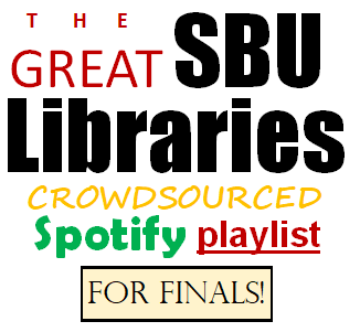 sbulibraries's tweet image. Need some good tunes to study for finals? Check out this newly created Library playlist: bit.ly/Library-Spotify. Thanks to all the Seawolves who suggested these song titles!

#StudyPlaylist
#FinalsWeek
#StudyInspiration

@stonybrooku
@wsbu 
@SBUCareerCenter