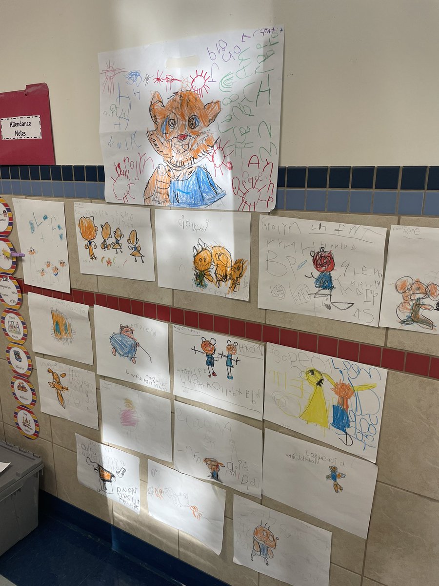 Mrs_Ledford's tweet photo. Great visit to @Pk4Mrs this morning @DobiePKSchool in #risdprek. So much authentic writing and learning experiences! ❤️ #risdpoweroflove #risdlitandint https://t.co/Oeq9hgmvtg