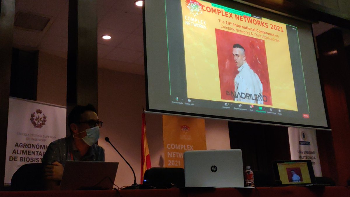 GSC_UPM's tweet photo. And this is the eeeeeeeend!!! Thanks you a lot for coming here to the #complexnetworks2021 #ComplexNet_21UPM. This is us, the local committee that has did his/her best. It is time to rest and remember the moments lived here. We are the GSCore. https://t.co/sTz77sk1TV