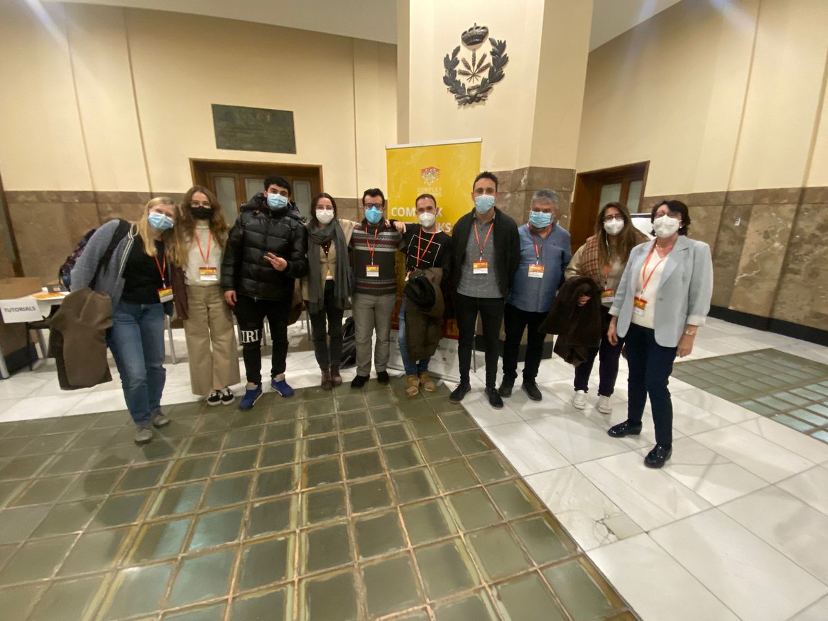 GSC_UPM's tweet photo. And this is the eeeeeeeend!!! Thanks you a lot for coming here to the #complexnetworks2021 #ComplexNet_21UPM. This is us, the local committee that has did his/her best. It is time to rest and remember the moments lived here. We are the GSCore. https://t.co/sTz77sk1TV