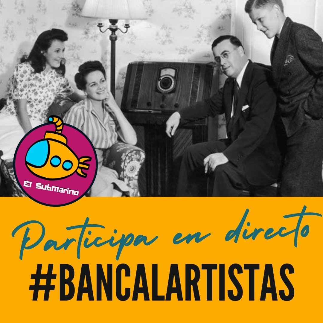📣 Participa en directo. Envía tus preguntas al invitado, a nuestro equipo, cuéntanos algo, insúltanos... Lo que te salga del móvil. Envía tu pregunta a través de Twitter, Facebook o Instagram. Usa el hashtag #BancalArtistas ¡Te esperamos! 
🎙Escucha en: vozfmmurcia.es