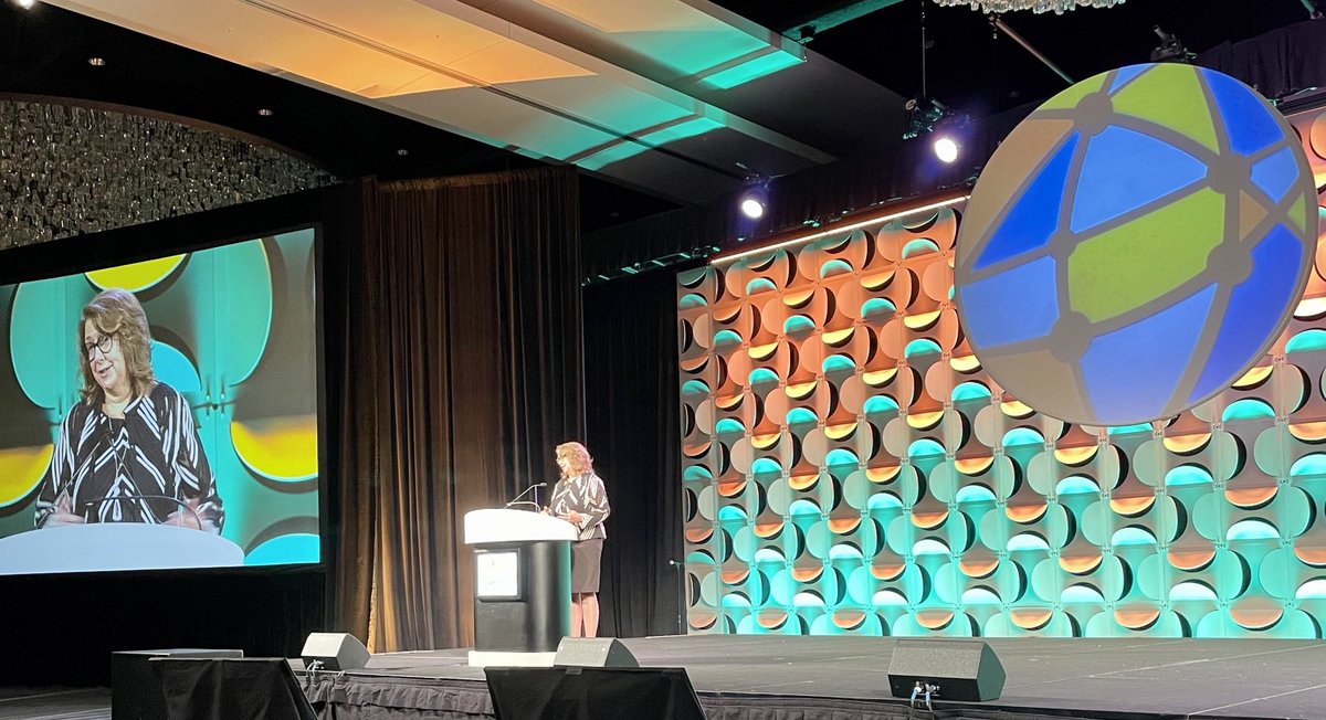 oesca's tweet photo. ⁦@AESAnetwork⁩ Executive Director ⁦@joanw⁩ addresses the “State of Educational Service Agencies” during the #aesaac21. It is the premiere ESA PD and networking event. Not here? Include in your budget next year. You won’t want to miss. #ServiceIsOurPurpose https://t.co/KeWGUOcADp