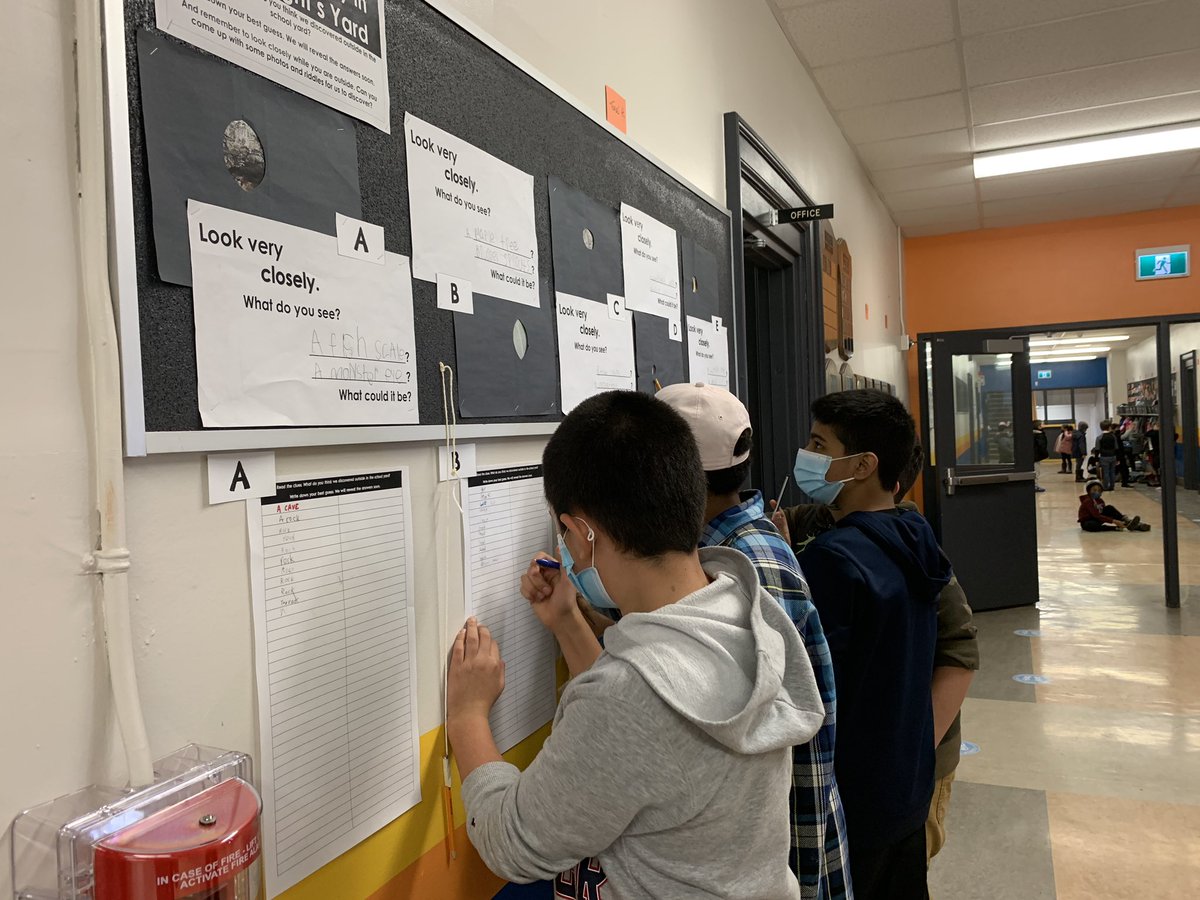 Kathy Ditto (@kathyditto1) on Twitter photo Looking closely at the Connaught school yard, the Oneders wrote riddles for the rest of the school. What Could it Be? <a href="/ConnaughtDSBN/">ConnaughtSchoolDSBN</a> @DSBNOutdoorED Looking closely at the Connaught school yard, the Oneders wrote riddles for the rest of the school. What Could it Be? <a href="/ConnaughtDSBN/">ConnaughtSchoolDSBN</a> @DSBNOutdoorED