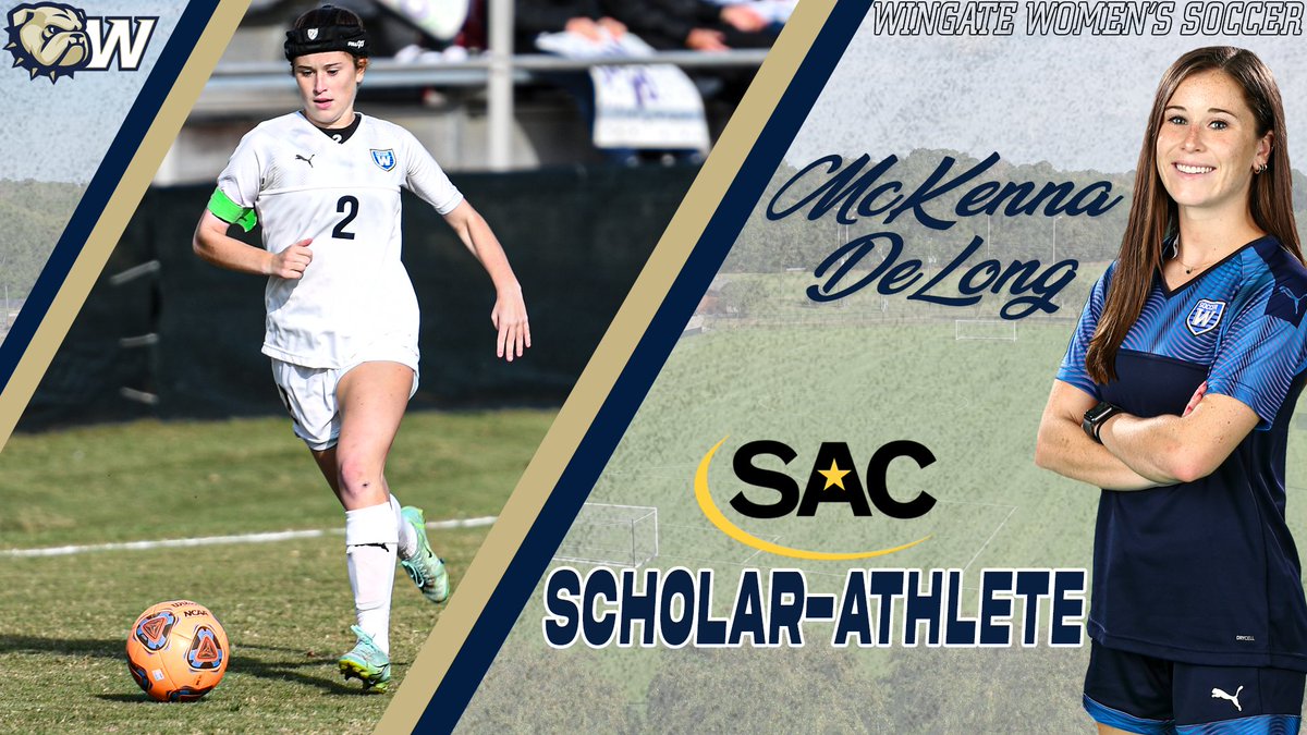 Congrats McKenna DeLong!!

The All-SAC/All-Region midfielder has been named the 2021 Women's Soccer SAC Scholar-Athlete!!

The 3-time 1st Team All-SAC honoree has a 3.81 GPA, majoring in Finance!

Story | bit.ly/31r52Pl

#OneDog