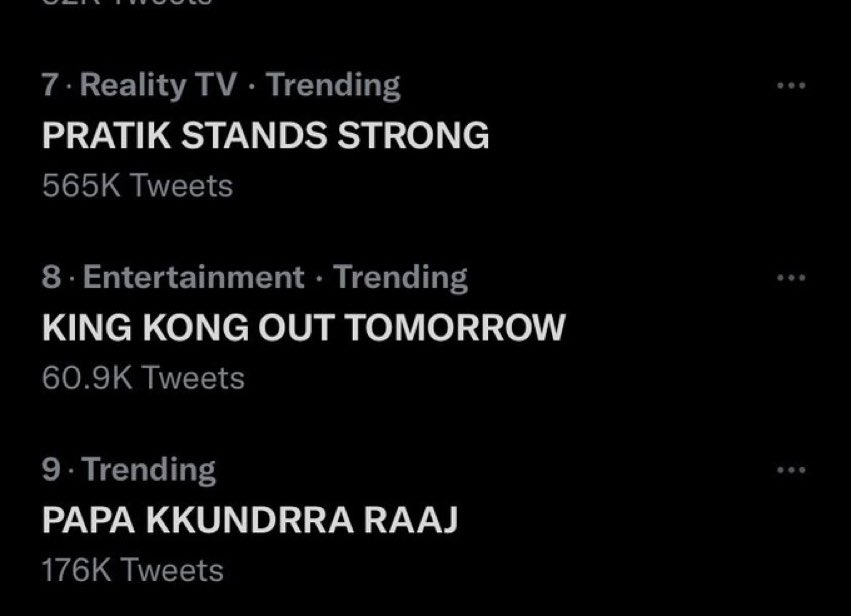 magicaldiarie's tweet photo. #PratikSehajpal

Your Papa’s trending above you with 5 x more tweets. Have a closer look.

PRATIK STANDS STRONG https://t.co/zHJFjYRbYQ