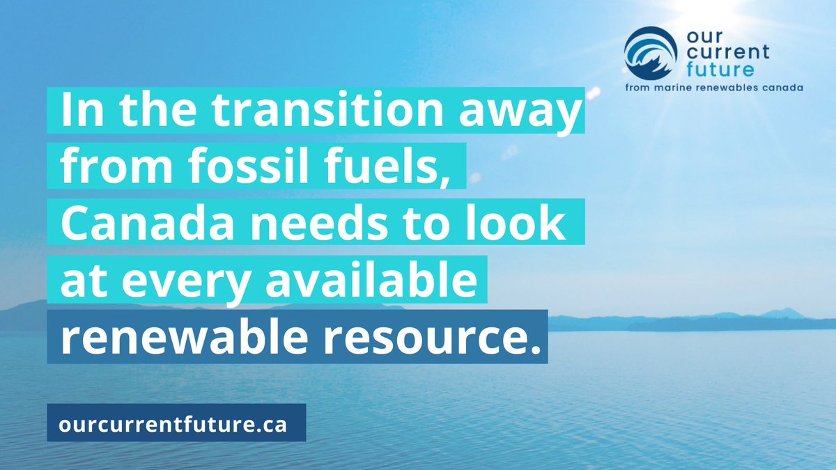 Canadian_MRE's tweet photo. Canada is going to need more #cleanelectricity to reduce emissions and achieve its climate goals.

Developing more tidal and river energy resources can help. 

Learn how: https://t.co/rTowKiIyIo 

#OurCurrentFuture #TidalEnergy #RiverEnergy https://t.co/Z8rIpjnkse