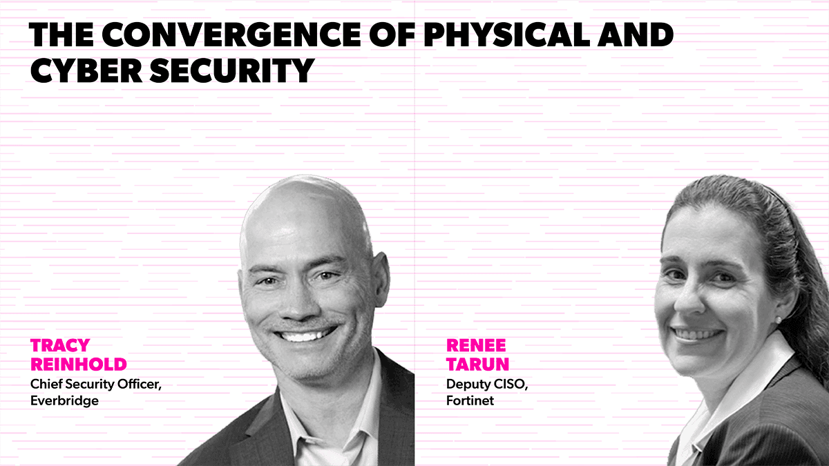 fedscoop's tweet photo. Coming up next, a discussion on The Convergence of Physical and Cyber Security ft: Tracy Reinhold, Chief Security Officer, @Everbridge, and Renee Tarun, Deputy CISO, @Fortinet. #FortinetSecuritySummit https://t.co/nC5pSQVE9q