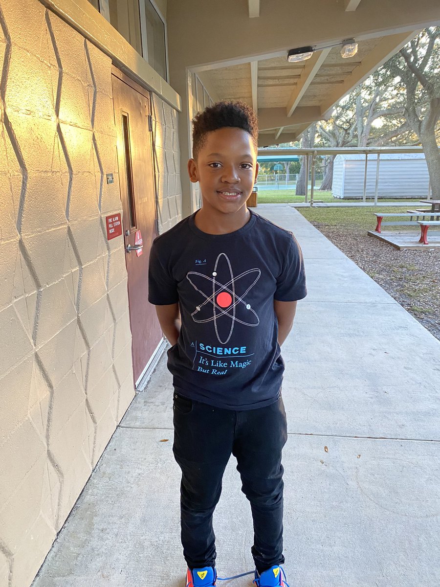 This kiddo came straight to my door this morning to show off their shirt. What a great way to start my day!!! I love how much our <a href="/WitterWildcats/">Witter Wildcats</a> LOVE science! Look how great this Tshirt is 🤩 I need one in my size! #room13