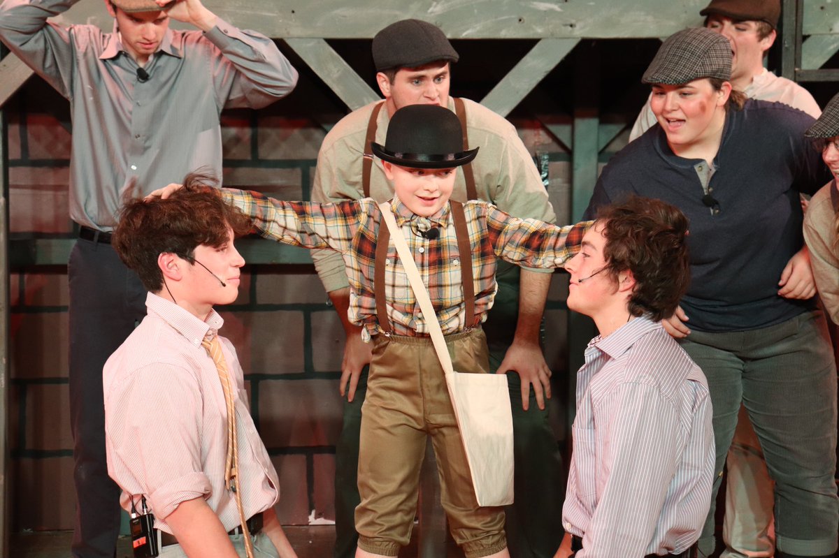 COHS_Theater's tweet photo. The Delaney Brothers are going down! Come and see how the Newsies work together all weekend long! Tickets available online and at the door. 🎭 https://t.co/TiP3lcKcdG