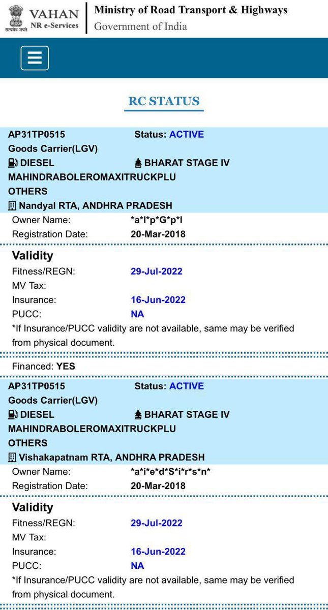 ashwaniattrish's tweet photo. 85
@HPCL Well, well, Now, these Nefarious Criminals, under the Direct Connivance of the HPCL Kadapa RRO, are indulged not only in Selling Diesel Illegally, shockingly are also Selling Petrol much against the Norms as Applicable!! @HardeepSPuri What Now? Time to Focus On the Rot!! https://t.co/E9NQoS7UgZ