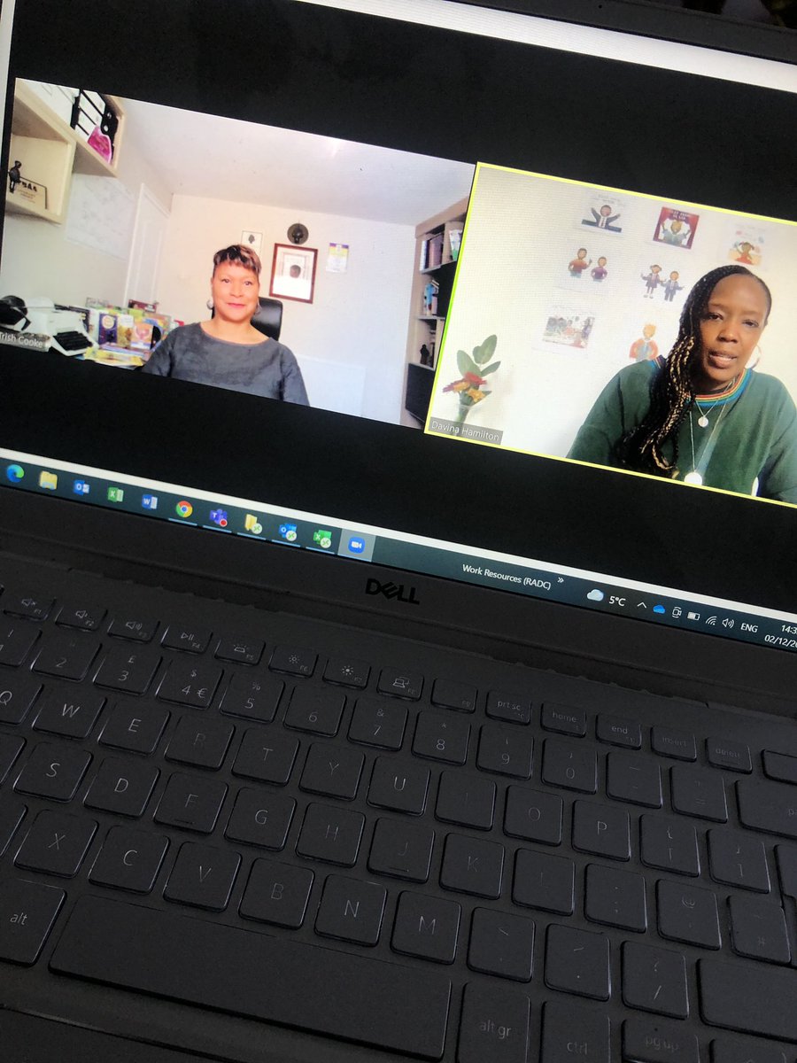 Just grabbed a cuppa to watch <a href="/davina_writes/">Davina Hamilton</a> interview the ridiculously talented Trish Cooke for <a href="/Soc_of_Authors/">The Society of Authors</a>’ literary event, Afternoon Tea ☕️