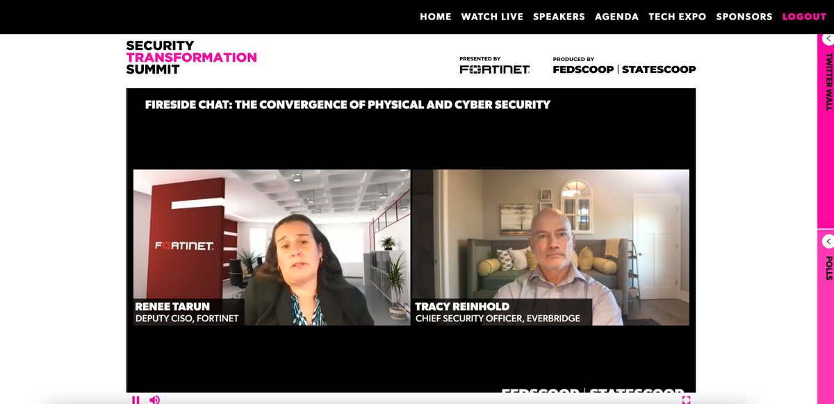 MichelleCoulom4's tweet photo. Renee Tarun from @Fortinet is up now! Fireside chat format, The Convergence of Physical and Cyber Security
w/ @Everbridge
https://t.co/y90stQ4IvI
#FortinetSecuritySummit https://t.co/yt8Ic8hZC0