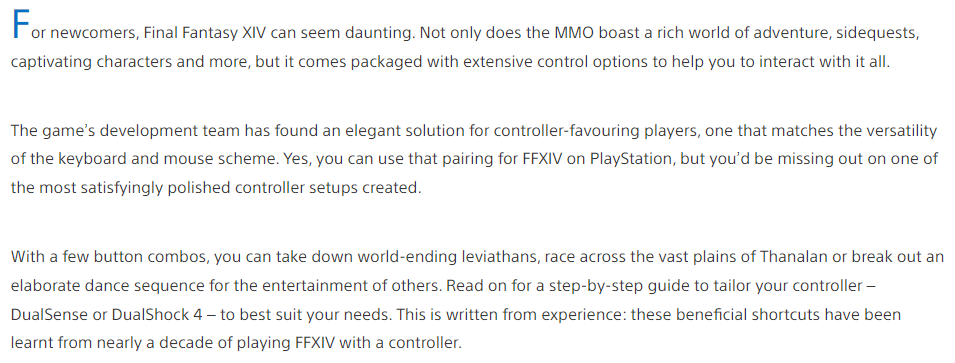 MarguzHD's tweet photo. TLDR,- #Gamepad won't compromise the tab target experience or lower the overall skill level of players.
Amazing how innovative and comfortable it is to play an #MMO with a #CrossHotbar, this is something other #MMORPG's should try.
Over 50+ actions fit on a controller easy. https://t.co/6FIu4JPbux