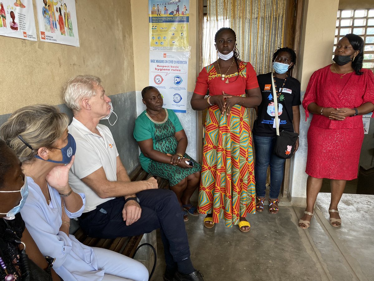 NRC_Egeland's tweet photo. Everything @YasmineSherif1 and I have seen and heard this week in #Cameroon from teachers indicates that neglected education needs here are deepening. It is still one of the most forgotten crises in the world. https://t.co/7POs49TrzE