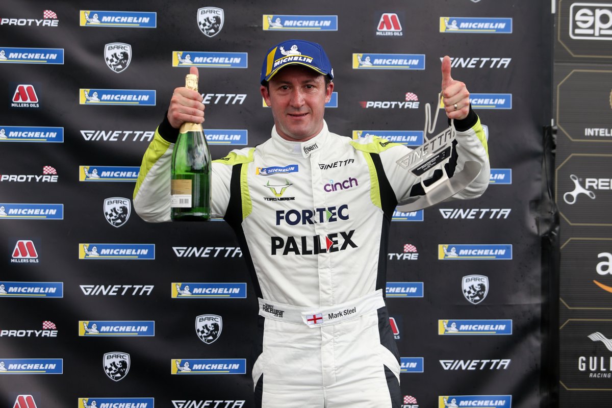 Back to race action and back onto the podium for <a href="/msmarksteel/">Mark Steel</a> as the Ginetta GT5 Challenge headed to Donington Park for the first of two planned visits.