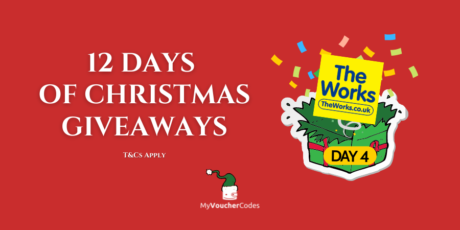 MyVoucherCodes's tweet photo. On the🤶4th Day🤶of Christmas MVC gave to me…WIN 1 of 3 £50 Vouchers to spend in store at The Works
Enter:
👉Follow @myvouchercodes &amp; @theworksstores
👉RT post
👉Tag someone

T&amp;Cs https://t.co/FMrlAyNbZd
Ends Dec 7 11:59pm 
#theworks #12daysofchristmas #christmas #Competition https://t.co/mWL7fAwXXT