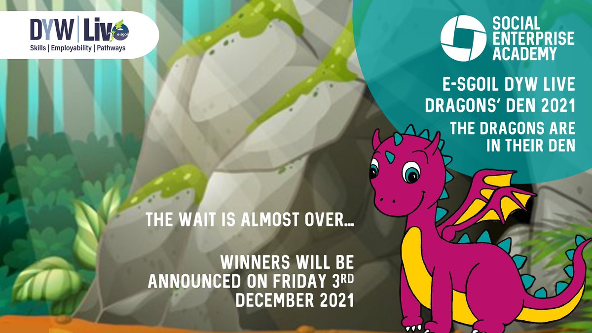 SEA_Edu's tweet photo. The wait is nearly over… Thank you so much to everyone who took part in our exciting final session yesterday. 

The dragons🐉were so impressed with all your pitches that they are struggling to make a decision. We will reveal the winners tomorrow! (Friday 3rd December) https://t.co/V0LNlYgptb