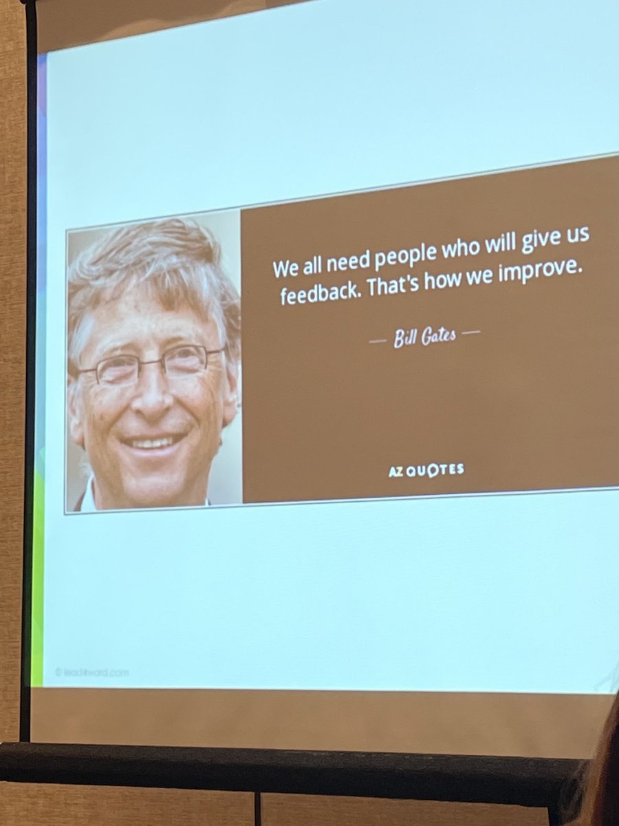 ShelleyShaw2's tweet photo. We need to be open to giving and receiving feedback! #thinkfeedback @lead4ward https://t.co/yuTmDqiAvG