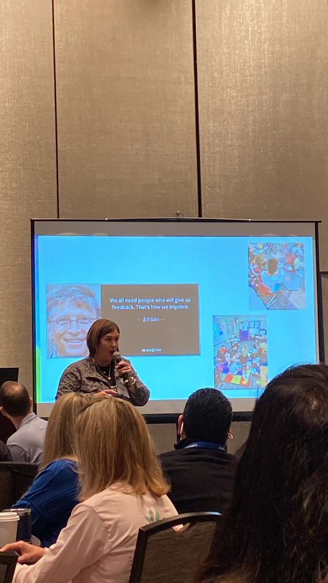 MrsKarlaGuevara's tweet photo. Feedback is essential for growth! #thinkfeedback #think2021 @lead4ward @rockwallschools presenters are providing great ideas and information! https://t.co/sWBueL1sZm
