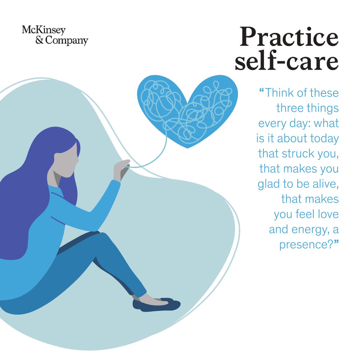 McKinsey's tweet photo. "If you want to connect, if you want to get more out of your people, then you’ve got to show some vulnerability.” 

In this episode of The McKinsey Podcast, McKinsey Partner Joanna Barsh discusses the lessons of centered leadership amid the pandemic.

Learn more: