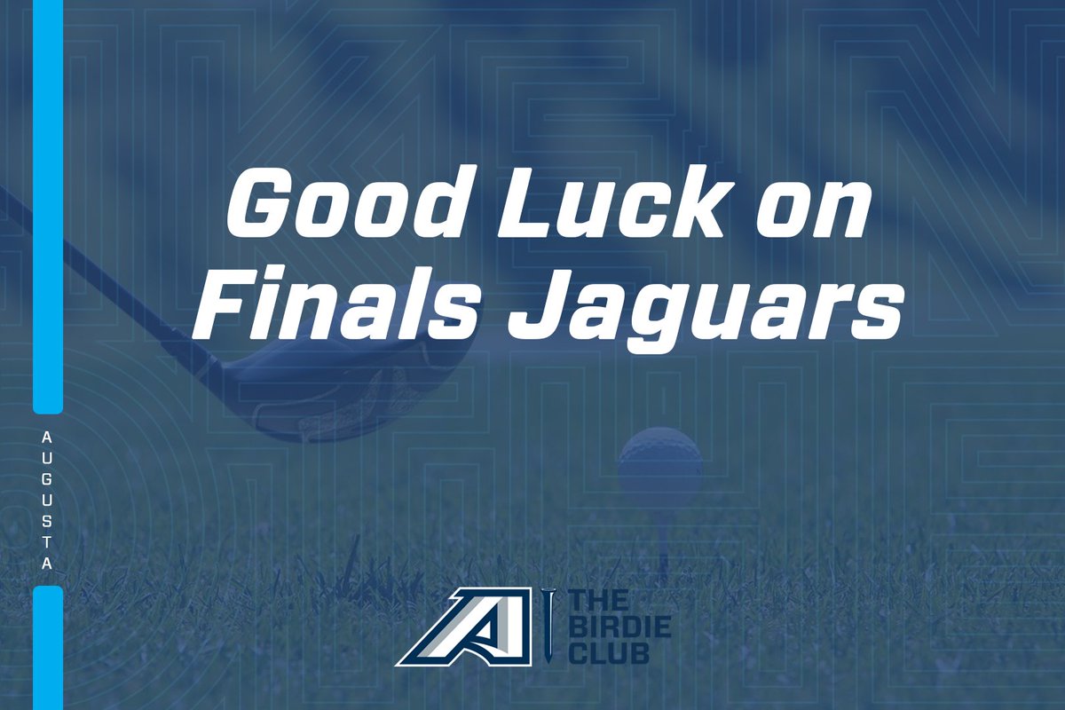 AUG_BirdieClub's tweet photo. Study hard @AUG_Golf! Can't wait for more #Division1 Golf in 2022! #GoJags #SmartJags #AugustaGolf #SupportAugustaGolf https://t.co/PviTg9YxpP
