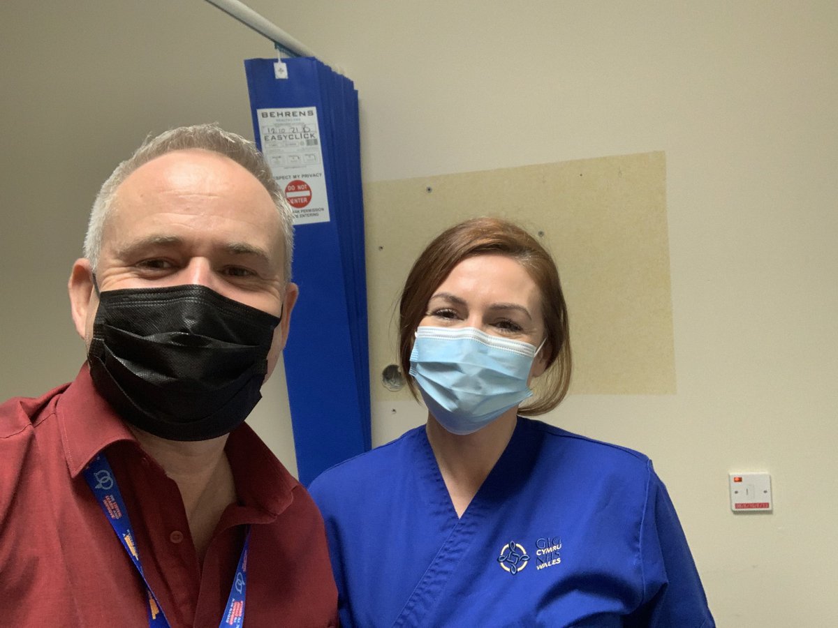 NurseGregDix's tweet photo. Flu jab done at PoW this morning by Hayley, didn’t feel a thing! A little later in the year than normal, although my Covid bout prevented me getting it done earlier. #keepprotected @CwmTafMorgannwg https://t.co/yTmORvhAeE
