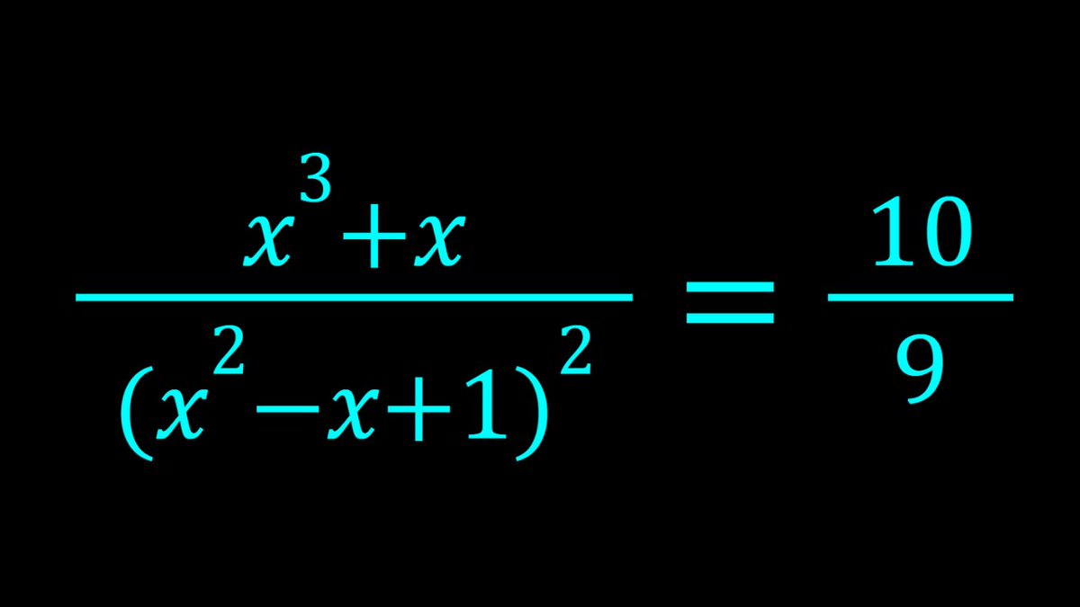 SyberMath's tweet photo. A Rational Equation Solved in Two Ways
#ChallengingMathProblems #RationalEquations
via @YouTube @Apple @Desmos @NotabilityApp
@googledocs @canva
https://t.co/jMoFV91Y4x https://t.co/TOFdYywVcI