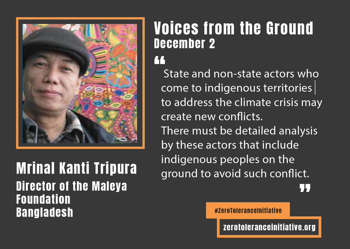 🔶Voices from the Ground🔶
#IndigenousPeoples 
#CollectiveRights
#HumanRightsDefenders