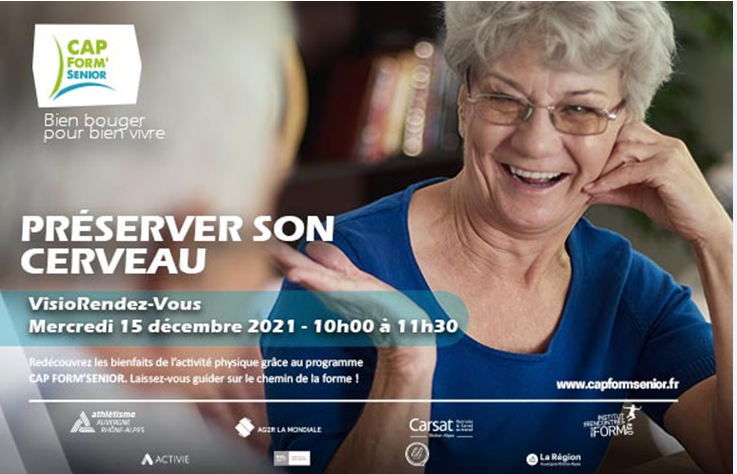 Carsat_RA's tweet photo. #SaveTheDate 📆🧠 Rendez-vous mercredi 15 décembre pour un Visio Rendez-vous #CapFormsenior sur "préserver son cerveau" avec le professeur @KrolakSalmon Neurologue et Gériatre, Directeur Médical de l'Institut du Vieillissement des @CHUdeLyon. Inscription ➡️https://t.co/qK4fYydHTz https://t.co/ZT6el1yFTh