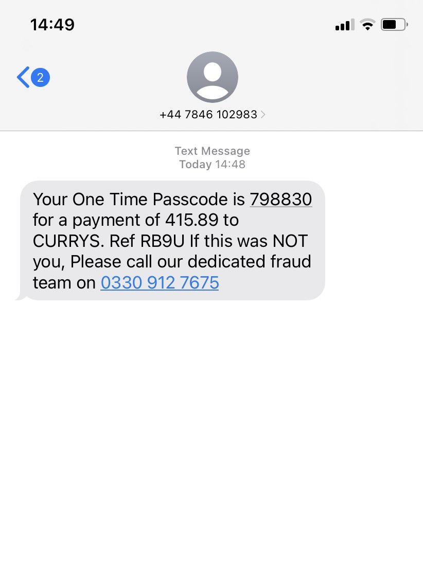 Trudyw76's tweet photo. @santanderukhelp so, have had this today… https://t.co/PZXBRzkVEv