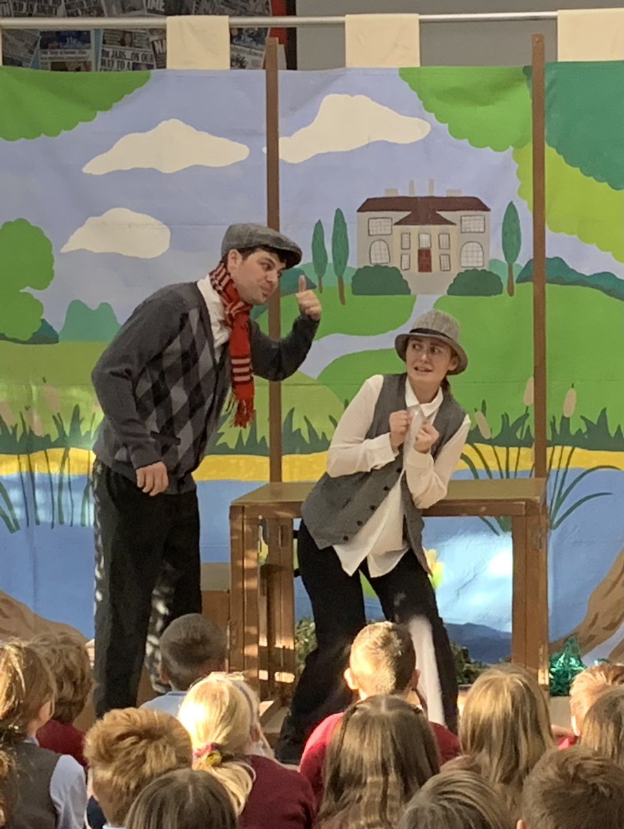 whitchurchprm's tweet photo. Thank you to the Friends of Whitchurch Primary for organising today’s production of ‘The Wind in the Willows’ by Hobgoblin Theatre. @WpsFriendsof @hobgoblintc_ https://t.co/HMs1u2v7B6