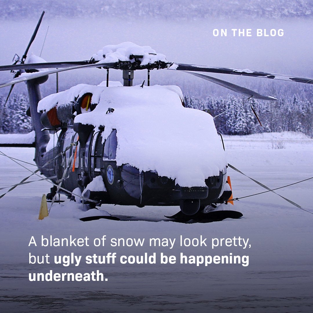 CocoonInc's tweet photo. A blanket of snow may look pretty, but ugly stuff could be happening underneath.
https://t.co/wF8rN3lA6c
#armyaviation #amcom #logcom #militaryaviation #usasoac, #militaryaircraft #chinookhelicopters #apachehelicopters #blackhawkhelicopters https://t.co/hp9mXJobdz