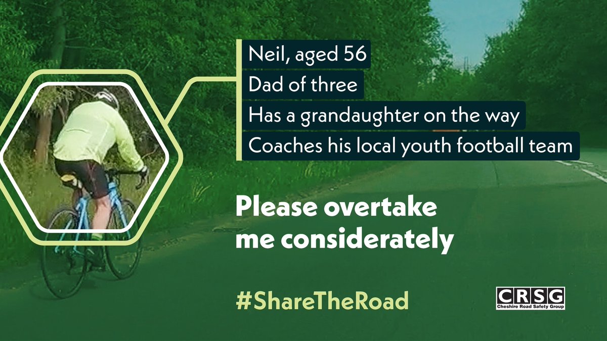 NestonParkGPol's tweet photo. Take care when overtaking cyclists and give them plenty of room when passing. Be prepared for sudden or unexpected movements, especially in poor weather conditions.

#sharetheroad
#fatal5 
#wecare #bespeedaware https://t.co/xGPYwrakzy