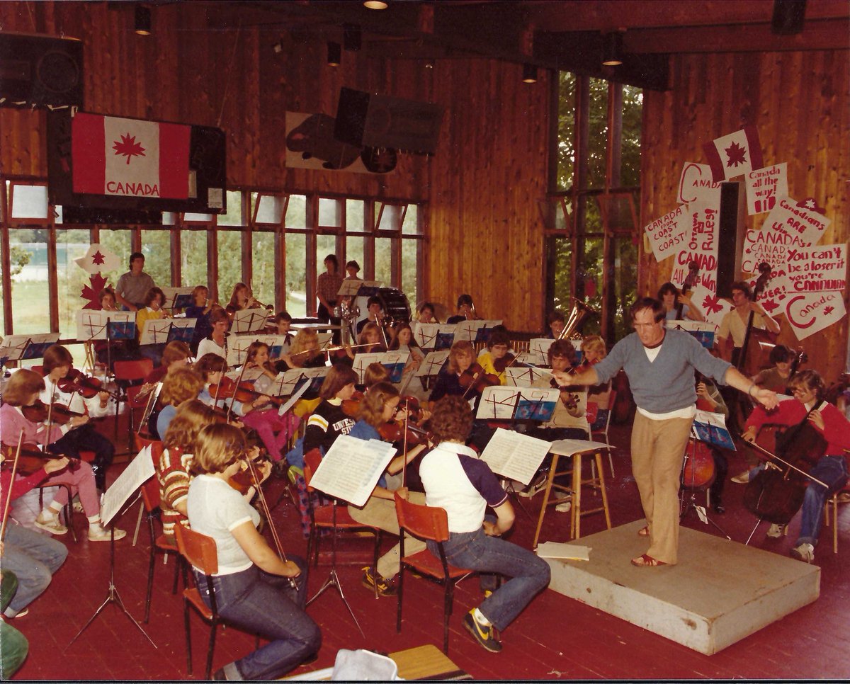 #tbt waaaay back to the 20th Anniversary of IMC!  Here is the Concert Orchestra under the direction of Jim Coles in 1980!

Come and celebrate #imc60 in 2022 - applications are open now!

campimc.ca