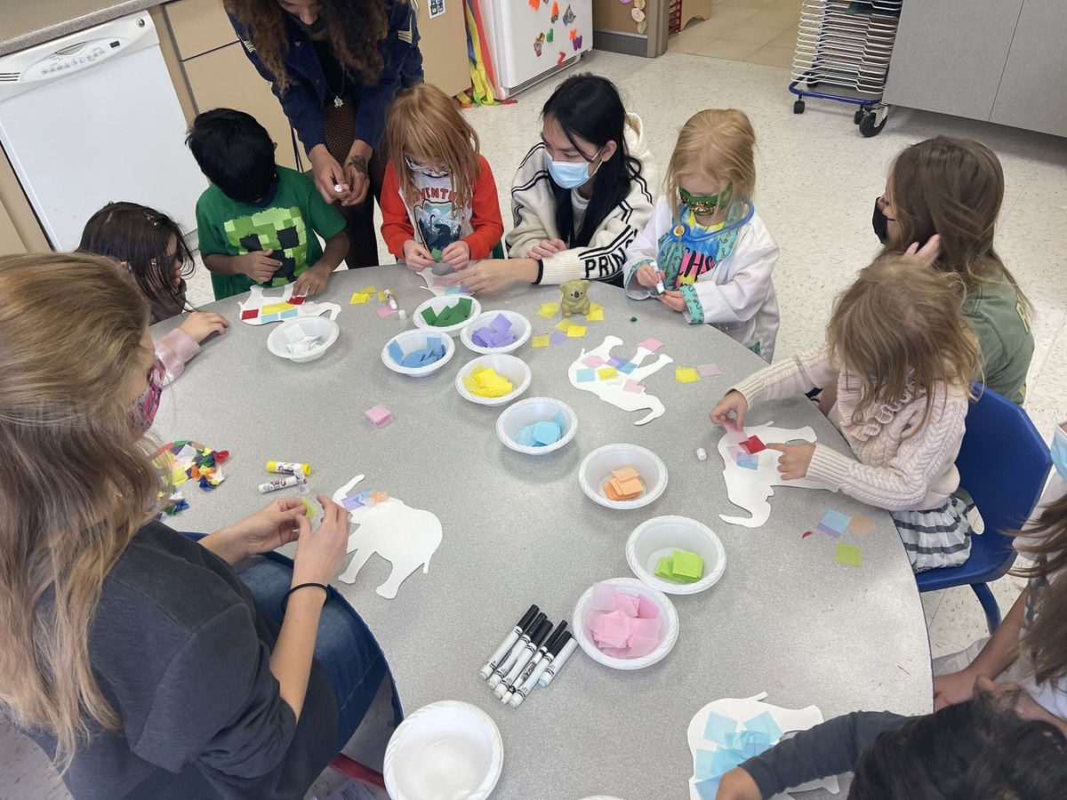 NCHSPreschool's tweet photo. Fine motor skill practice with Ms Alyssa #jungleweek @NCHSRedhawksCTE @NCHSOFFICIAL https://t.co/soK4H5ilQp