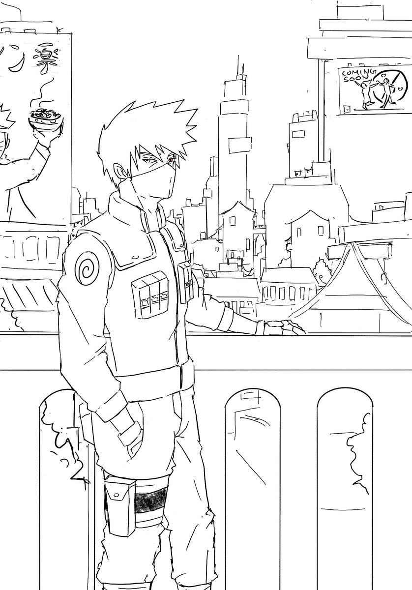 DavidUng8's tweet photo. Sketch of the Copy Ninja: Kakashi Hatake.

#kakashi #NARUTO #shippuden #BORUTO #narutofanart #fanart #anime #はたけカカシ https://t.co/iIA4RzaAs0