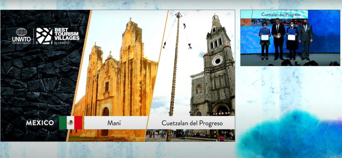 Gob_Puebla's tweet photo. El reconocimiento que hizo la Organización Mundial del Turismo (@UNWTO) a Cuetzalan como #BestTourismVillages enorgullece a Puebla, es un galardón a la gente del Pueblo Mágico que se dedica al turismo, enfatizó el gobernador @MBarbosaMX al realizar una felicitación. https://t.co/ez2ILfhN9p