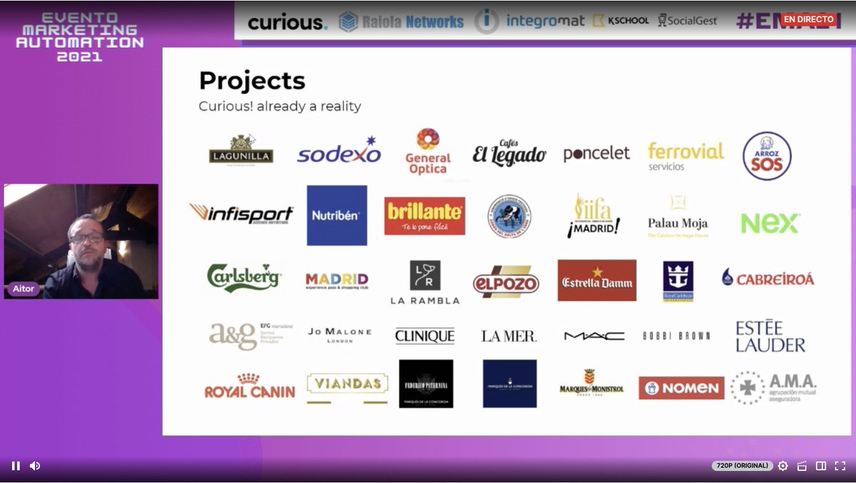 ⭐️Clientes de primera categoría los que tienen nuestros ponentes en #EMA21

¡Qué nivelazo! 🔝🔝🔝

Muchas gracias por este chute de #MarketingAutomation que nos has dado 👏👏👏