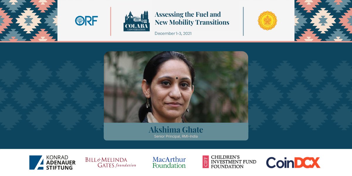 ColabaConvo's tweet photo. Akshima Ghate, Senior Principal, RMI-India shall be speaking at #ColabaConversation this year.
To participate, click on: https://t.co/8gT29ysRqV
#NavigatingFaultlines https://t.co/W0vYq0vgAz