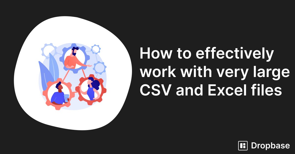 Are you facing issues working with csv's? Do you find it hard to collaborate when using csv's and combining data sources for your #pipeline ?

Read on for solutions!
#DataScience
#csv #database
dropbase.io/post/how-to-ef…