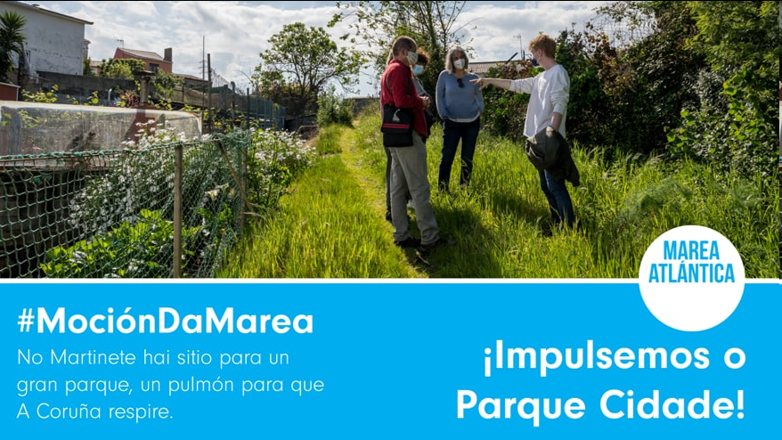 mareatlantica's tweet photo. O #ParqueCidade sería unha zona verde no Martinete, ao carón do único tramo do río Monelos que aínda non está soterrado. Serviría para conectar barrios coma Feáns, Mesoiro, Birloque, Someso e Pocomaco con Elviña e co centro da cidade.
https://t.co/1h4Szqz9fV https://t.co/RSeFuk8LXO