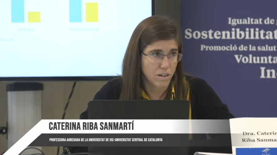 uvic_ucc's tweet photo. Caterina Riba Sanmartí, #GETLIHC @UVic_FETEP, presenta "L’impacte de la covid en el PDI de Catalunya des d’una perspectiva de gènere" a la IX Trobada d'Igualtat de Gènere de la @xarxavives d'Universitats
La podeu seguir en directe 👇
https://t.co/MCGSXYPfyp https://t.co/snkjqhk4ZG
