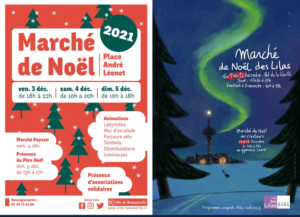Retouvez nous sur les marchés de Noël #Romainville, #leslilas  et #montreuil les week-ends de décembre 
🎁biscuits &amp; farine de #drêches