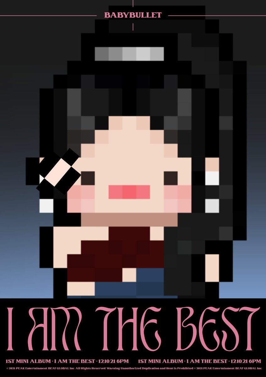 peak_BABYBULLET's tweet photo. BABYBULLET
The 1st Mini Album
'I AM THE BEST'

CONCEPT PHOTO 4: HD

Pre-Order Here:
🔗: https://t.co/VFIWnoZY6o

[RELEASED ON]
12.10.21 FRI 6PM KST

#BABYBULLET #베이비불 #JISU #지수 #JIJI #지지 #MINJI #민지 #HD #에이지디 #MonthlyIdol https://t.co/ckctDaw1FT