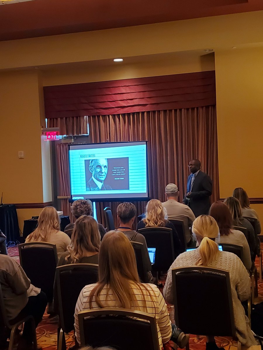 When it comes to #edtech you have to have the right mindset. Take one bite at a time. "Whether you think you can or you think you can't, you are right"-Henry Ford. #TETC21 #JCSTechLeads <a href="/Gregbagby/">Greg Bagby Ed. Tech/ Leadership</a>