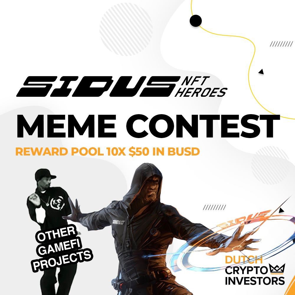 dci_crypto's tweet photo. πΈπΈ @Galaxy_Sidus meme contest!
1οΈβ£ Follow @Galaxy_Sidus
2οΈβ£ Create your Sidus Meme and post in thread below
3οΈβ£ Add hashtags: #SIDUSMEME
4οΈβ£ Join telegram: https://t.co/7hcg1dYTM0
10 winners will be announced 10-12-2021 β°
#DCI #Sidus #Airdrop https://t.co/0A5Seh11lm