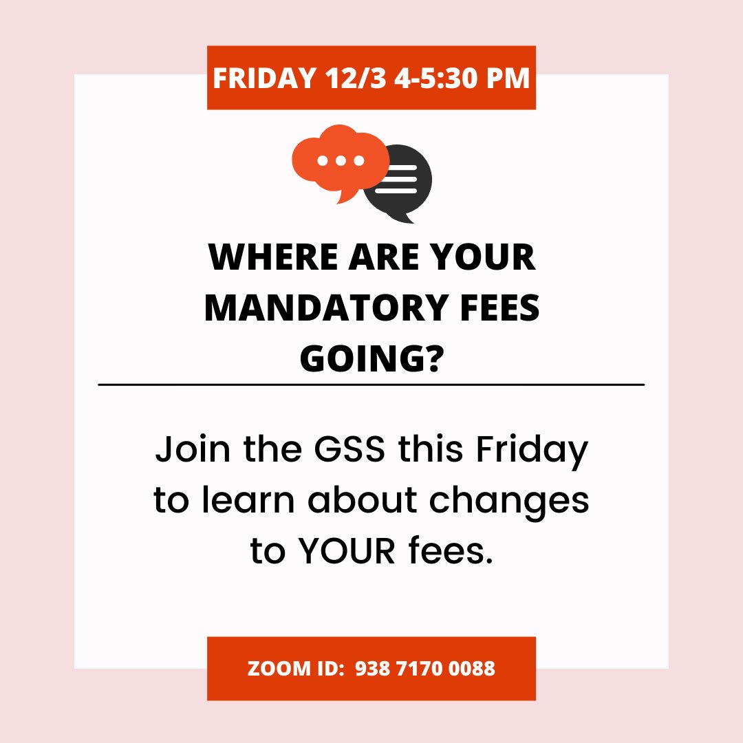 UNH_GSS's tweet photo. The GSS will be voting on the proposed changes to graduate students' mandatory fees tomorrow. Join us and voice your opinion. We want to hear from you: https://t.co/RXYLixnGdg https://t.co/Pfjktwus36