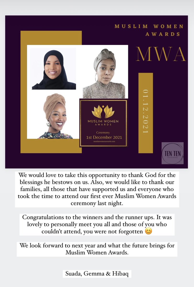 #MuslimWomenAwards #MWA2021